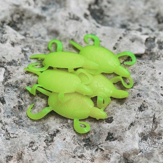 Bass Turtle Lures Yellow