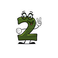 Number 2 Animated